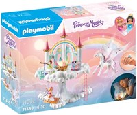 Playmobil Princess Magic Regenbogen-Schloss in den Wolken - Spielzeug Schloss