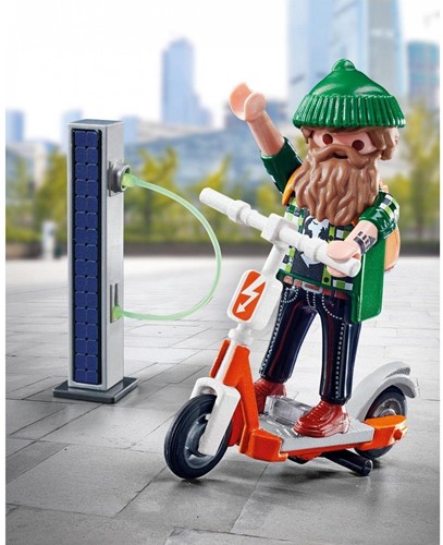 Playmobil Spezial Plus - Hipster mit E-Roller 70873-2