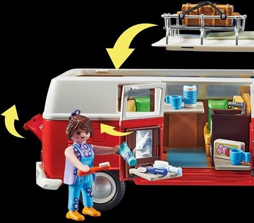 Playmobil Volkswagen T1 Campingbus - Spielzeug Bus - 70176-3