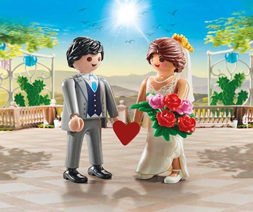 Playmobil Brautpaar Spielfiguren - DuoPacks Hochzeitspaar Spielzeug-3