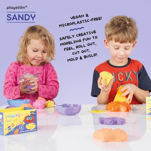 Playstilin Knetbarer Spielsand - magisches sensorisches Spielzeug-2