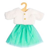 Heless Puppenkleidung Plüschjacke mit Tüllrock 35-45 cm Prinzessin