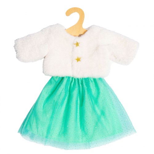 Heless Puppenkleidung Plüschjacke mit Tüllrock 35-45 cm Prinzessin