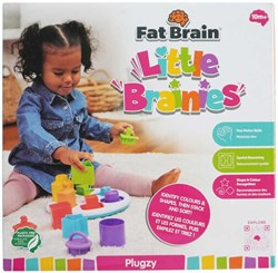Fat Brain Toys Plugzy Lernspielzeug - Formensortierer - buntes Babyspielzeug
