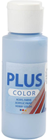 Plus Color Acrylfarbe Himmelblau 60 ml - Bastelfarbe für Kinder und Erwachsene