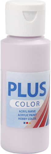 Plus Color Acrylfarbe Bastelfarbe lila 60 ml - seidenglänzendes mattes Finish