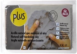 Plus Plus Lufttrocknender Ton 1 kg Betongrau