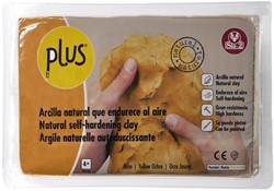 Plus Plus Lufttrocknender Ton 1 kg Ockergelb