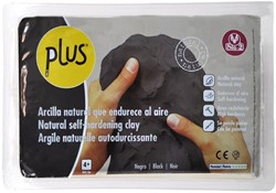 Plus Plus Lufttrocknender Ton 1 kg Schwarz