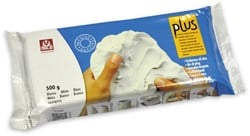 Plus Plus Lufttrocknender Ton 500gr Naturweiß
