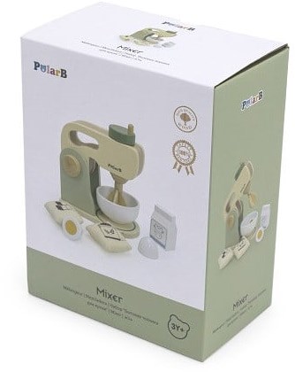 PolarB Holz Küchenmixer Set - kreatives Spielzeug für Kinder