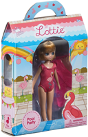 Lottie Puppe Poolparty - Sommer Spielset mit Flamingo-2