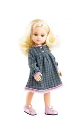 Paola Reina Puppe Amigas Laura goldblond Haarband 32cm Spielzeugpuppe