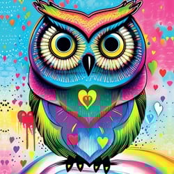 Yazz Pop-art Owl - 1023 Teile