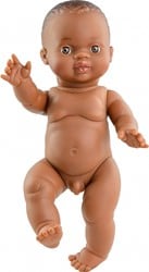 Paola Reina Puppe Gordi Junge (dunkel), unbespielt, 34cm