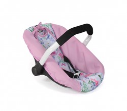 Bayer Chic Poppenautozitje (bloemen wit/roze)