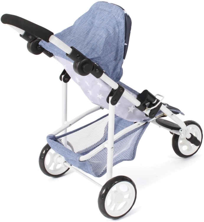Bayer Chic 2000 Puppenwagen Jogger Lola - navy Sterne - hhenverstellbarer  Griff Planet Happy DE