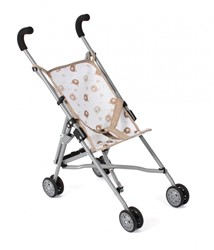 Bayer Chic 2000 Puppenbuggy Roma - Puppenwagen - beige Bärchen Motiv