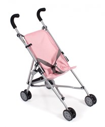 Bayer Chic 2000 Puppenbuggy Roma grau rosa - Spielzeug Buggy