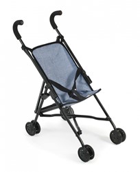 Bayer Chic 2000 Puppenbuggy Roma - Kinderwagen Jeans Blau Spielzeug