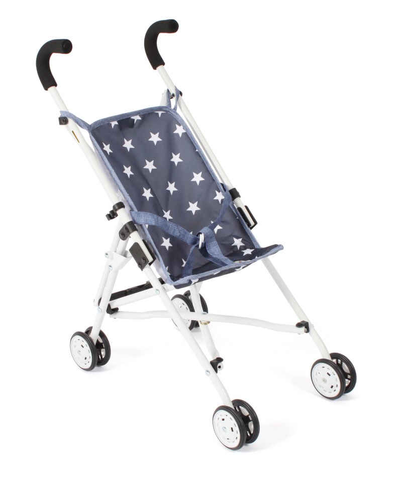 Bayer Chic 2000 Passeggino Per Bambole Mini Buggy Roma – Jeans Blue, Per Bambole Fino A 52 Cm