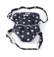 Bayer Chic 2000 Puppentrage navy Sterne Babypuppe Zubehör