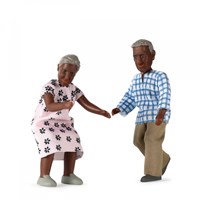 Lundby Puppenhausfiguren Großeltern Billie - Puppenhaus Spielzeug Set