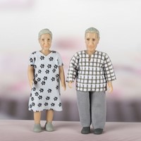 Lundby Poppenhuisfiguren opa & oma 'Jamie'-3