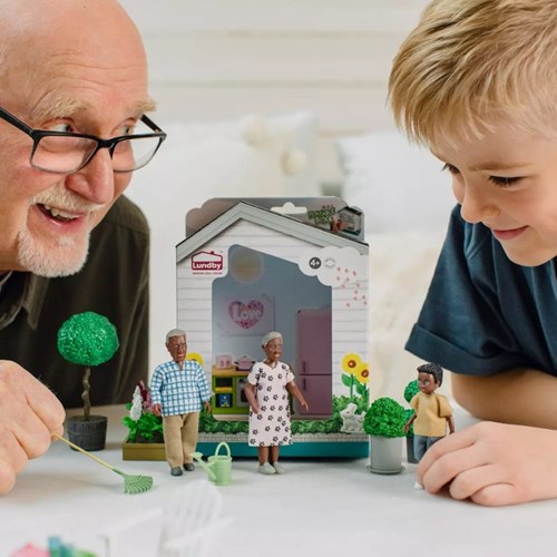Lundby Puppenhausfiguren Großeltern Billie - Puppenhaus Spielzeug Set-3