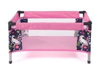 Bayer Chic 2000 Puppenreisebett Einhorn navy-pink Spielzeugbett-2