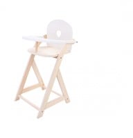 Poppenstoel Grijs/Wit-3