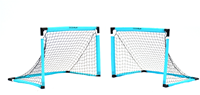 PrecisionPLAY faltbare Fußballtore 2er-Set - 92x61x61 cm - tragbar