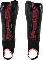 Precision Schienbein- und Knöchelschützer Origin.0 schwarz-rot medium Fußball
