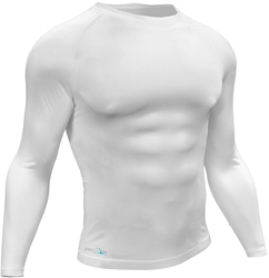 Precision Thermoshirt - Baselayer Langarm Junior Weiß L Sport