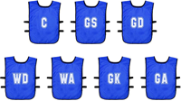 Precision Netball Trainingswesten Mesh 7er-Set für Kinder