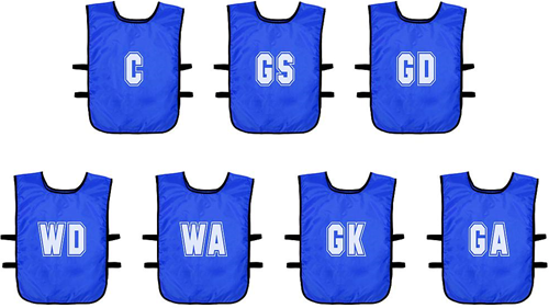 Precision Netball Trainingswesten Mesh 7er-Set für Kinder