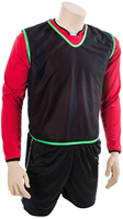 Precision Trainingsweste schwarz - atmungsaktives Mesh für Jugendteamsport