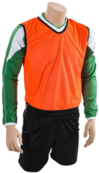 Precision Trainingsweste für Kinder - Neonorange - atmungsaktives Polyester