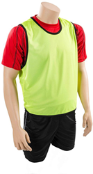 Precision Trainingsweste Kinder fluo gelb - atmungsaktives Sporttrikot