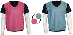 Precision Trainingsweste Mesh wendbar rosa/blau für Kinder Sport