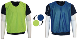 Precision Trainingsweste Sport gelb-blau für Erwachsene Polyester