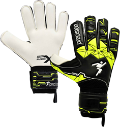 Precision Torwarthandschuhe Junior Fusion X Flat Cut Finger Protect - Größe 5