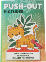 Wins Holland Prickelblock Tiger Bastelbuch mit Prickelnadel und Matte