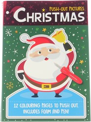 Wins Holland Prickelblock Weihnachtsmann Lernspielzeug 15x21x1,5 cm