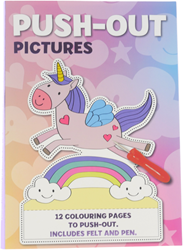Wins Holland Prickelblock Einhorn Bastelset für Kinder mit Prickelnadel