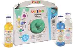 Primo Primo - Set Slijm met 4 Gekleurde Lijm, 1 Activator, Geschen