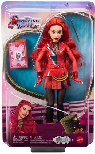 Mattel Puppe Disney Descendants Wicked Wonderland rot Modepuppe Film