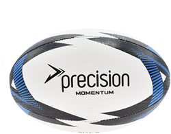 Precision Rugby Trainingsball Momentum weiß schwarz rot Größe 4 Grip
