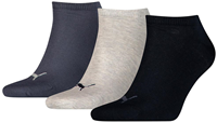 Puma Sneaker Invisible Socks (3 Pairs) - Navy Mix - 2.5-5