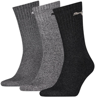 Puma Sports Crew Socks (3 Pairs) - Grey - 12-14